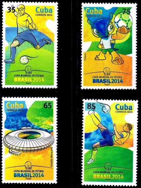 Куба, Ч.М. футбол, 2014=100 руб